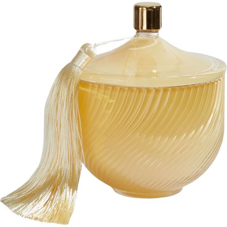 Шкатулка Glasar 11х11х13 см желтая