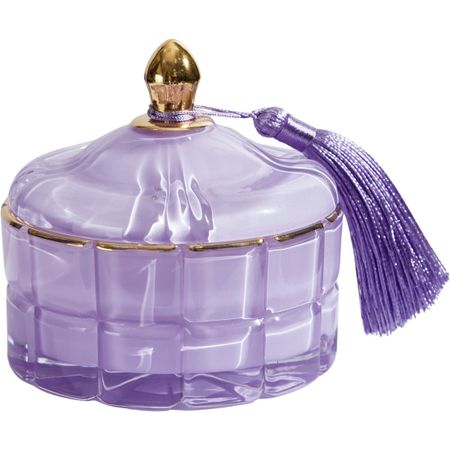 Шкатулка Glasar 10х10х10 см сиреневая