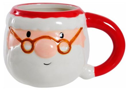 Кружка Actuel Вокруг света Санта фарфоровая, 300 мл