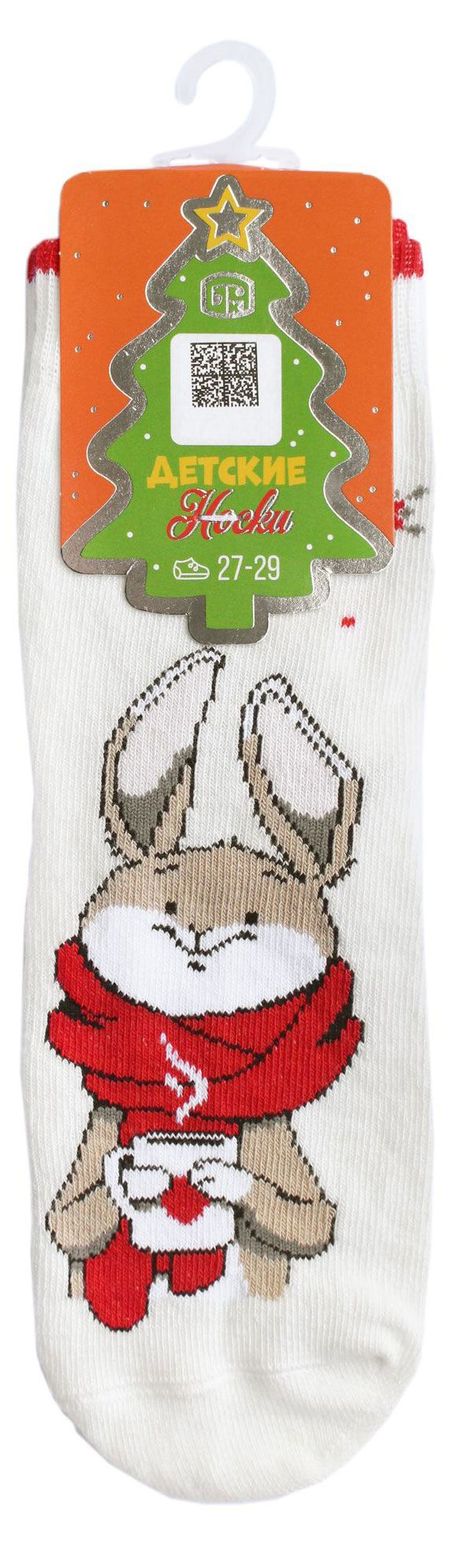 Носки детские новогодние Брестские молочный, р. 17-18 николай семенович лесков детские годы из воспоминаний меркула праотцева