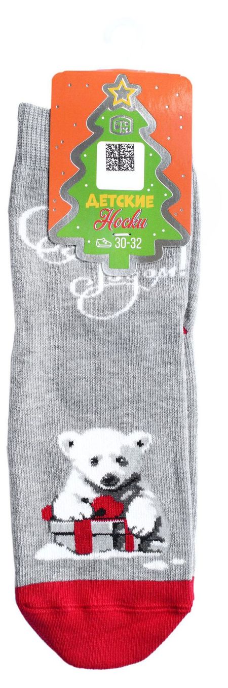 Носки детские новогодние Брестские серый меланж, р. 19-20 николай семенович лесков детские годы из воспоминаний меркула праотцева