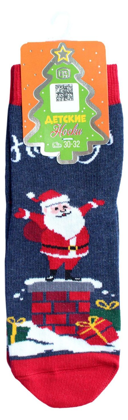 Носки детские новогодние Брестские синий меланж, р. 19-20 николай семенович лесков детские годы из воспоминаний меркула праотцева