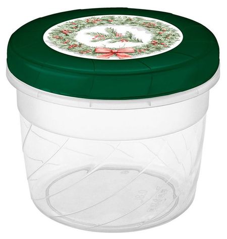 Банка с крышкой Phibo Вокруг света Новый год, 0,8 л