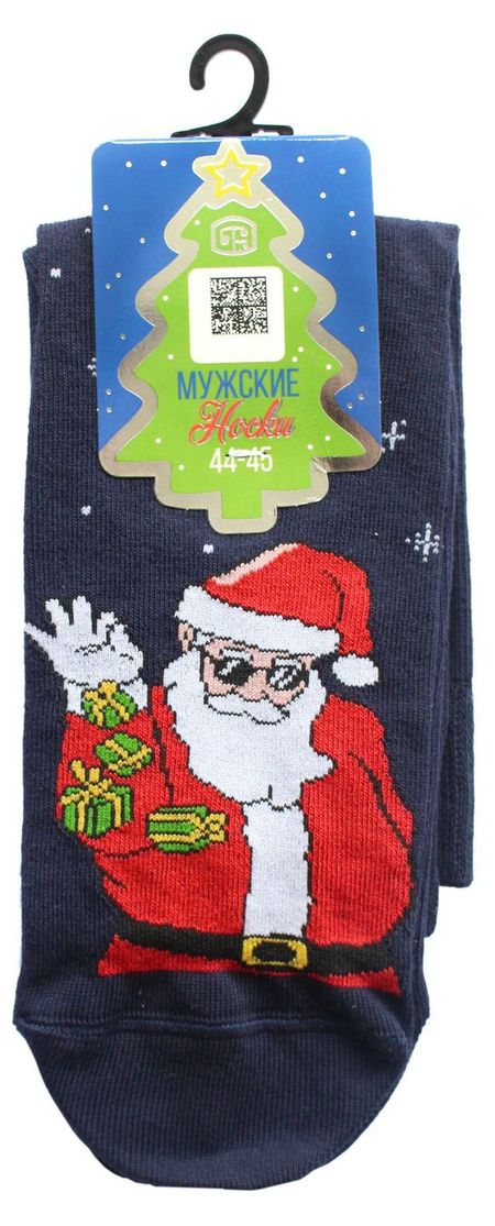 Носки мужские новогодние Брестские Classic темно-синий, р. 29