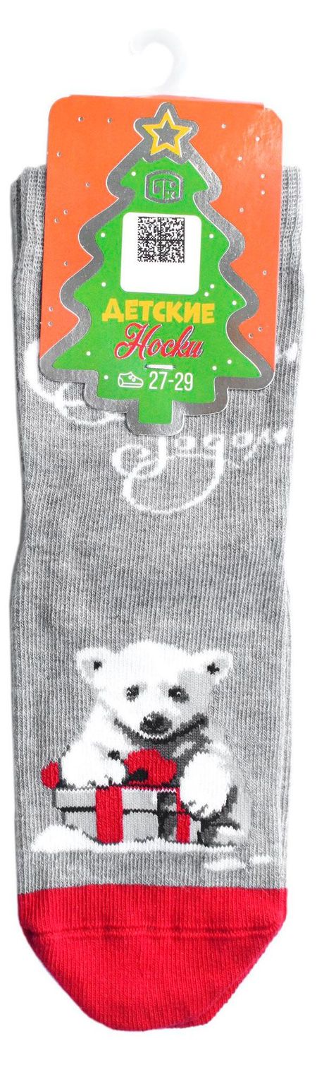 Носки детские новогодние Брестские серый меланж, р. 17-18 николай семенович лесков детские годы из воспоминаний меркула праотцева