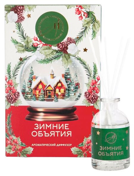 Диффузор-открытка Aroma Harmony Зимние объятия, 50 мл