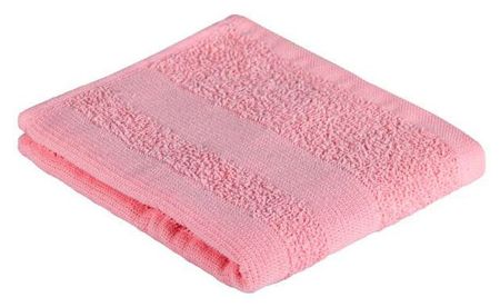 Полотенце Каждый день розовое, 30х50 см