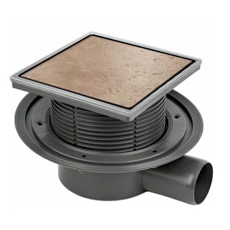 Трап душевой горизонтальный Bettoserb Designer Beauty с комбинированным затвором 150х150 мм d50 мм (13000085B)