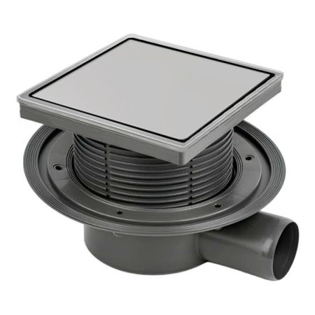 Трап душевой горизонтальный Bettoserb Superior 2In1 с комбинированным затвором 150х150 мм d50 мм (13702556B)