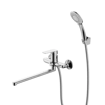 Смеситель для ванны Iddis Token TOKSBL2i10 однорычажный с лейкой и шлангом цвет хром