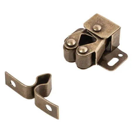 Защелка роликовая металл 32x26 мм бронза магнитные защелки moonbiffy для шкафов