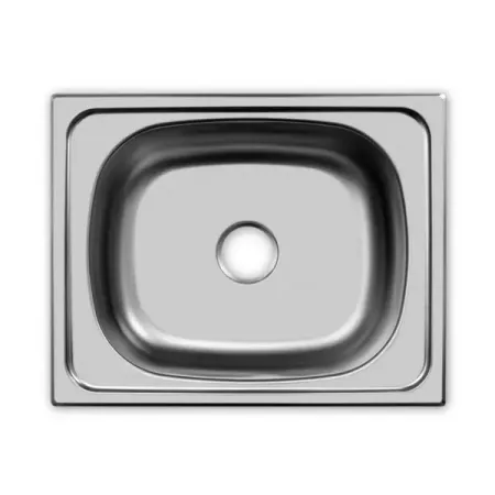 Врезная мойка Ukinox Frant 50x40 см глубина чаши 14 см нержавеющая сталь цвет серебристый