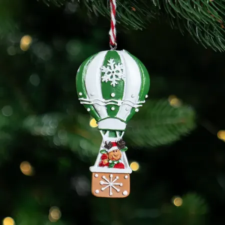 Украшение декоративное подвесное KREAFORTA Шары 9 см зеленый