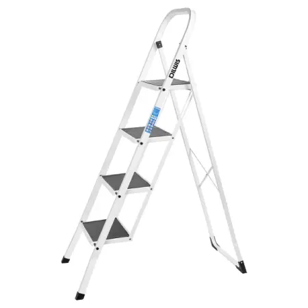 Стремянка стальная DILWIS 97704, 4 ступени, максимальная нагрузка 150 кг