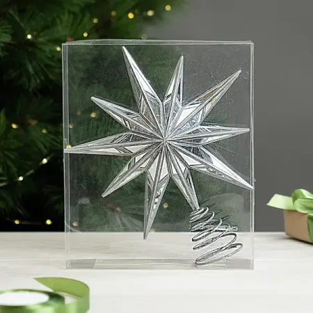 Декоративная макушка KREAFORTA Звезда h31 см серый