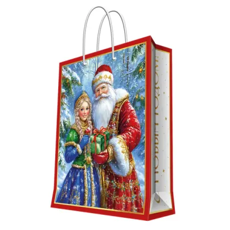 Подарочный пакет Классика 12.7x26 см гс пакет воронеж 18 23 8 бумага