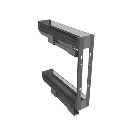 Бутылочница Firmax 15x20x52 см цвет серый