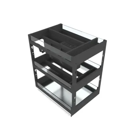 Бутылочница Firmax 30x45x35 см цвет серый