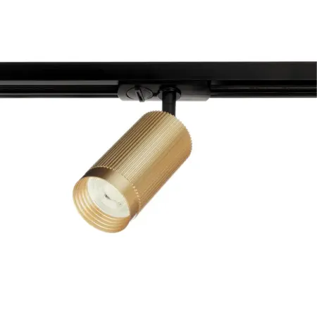 Трековый светильник спот Wolta WTL-GU10/19SG под лампу GU10 однофазный цвет золотой трековый светильник спот feron al142 под лампу gu10 однофазный