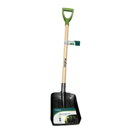 Лопата совковая BEGINIA 120 см сталь с деревянным черенком рельсовая сталь