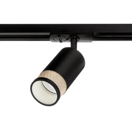 Трековый светильник спот Wolta WTL-GU10/12BG под лампу GU10 однофазный цвет черный трековый светильник спот feron al142 под лампу gu10 однофазный