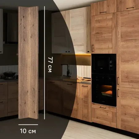 Фальшпанель для кухонного шкафа Рошаль 10x77 см KONSENSA ЛДСП цвет коричневый