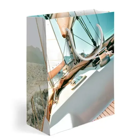 Пакет подарочный Симфония Безмятежность 22x20x14 см цвет белый жоржия кальдера симфония времён 2