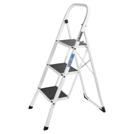 Стремянка стальная DILWIS 97703, 3 ступени, максимальная нагрузка 150 кг
