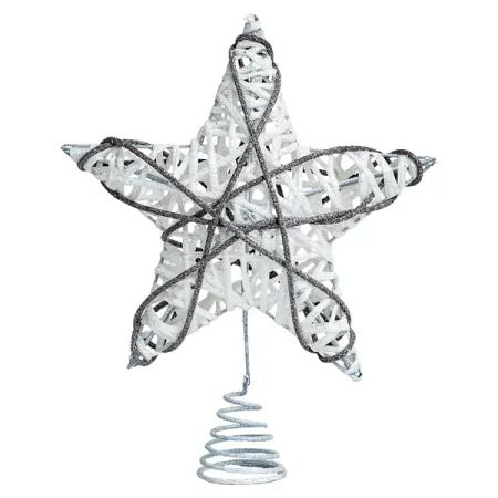 Декоративная макушка KREAFORTA Звезда h25 см белый