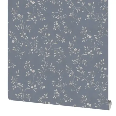 Обои флизелиновые Московская обойная фабрика Ника синие 1.06 м 4378-6