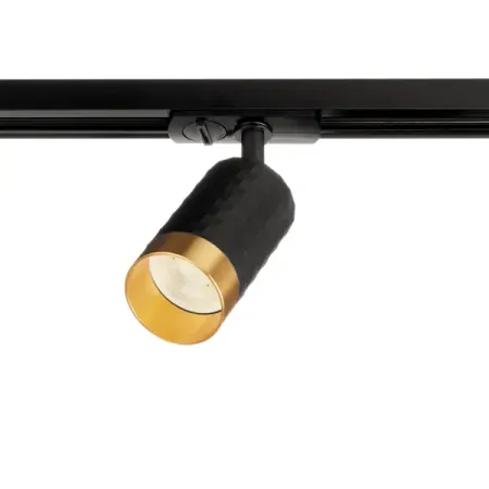 Трековый светильник спот Wolta WTL-GU10/10BG под лампу GU10 однофазный цвет черный трековый светильник спот feron al142 под лампу gu10 однофазный