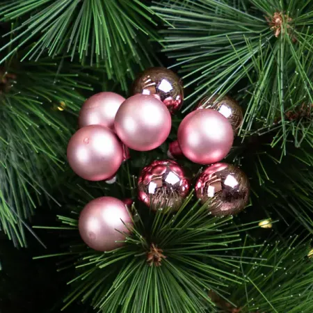 Украшение декоративное KREAFORTA Шары 2 см розовый 10 шт.