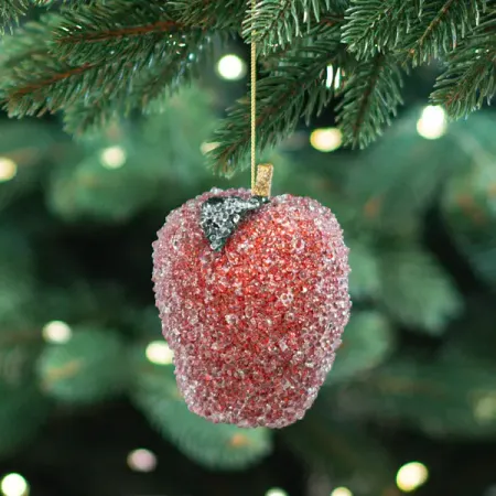 Украшение декоративное KREAFORTA Яблоко 8 см красный