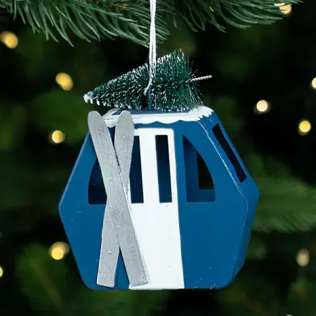 Украшение декоративное KREAFORTA Кабинка 11 см синий