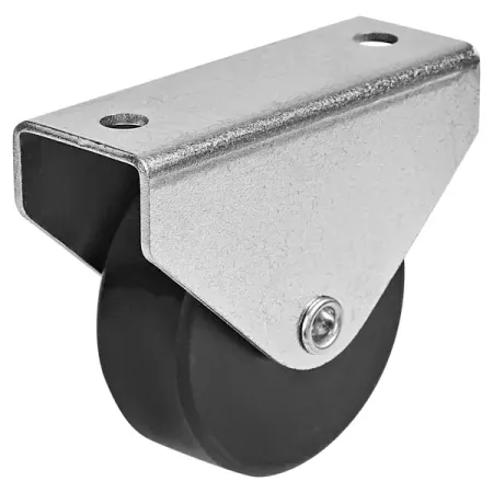 Мебельный ролик неповоротный без тормоза Larvij 45 мм до 40 кг цвет черный