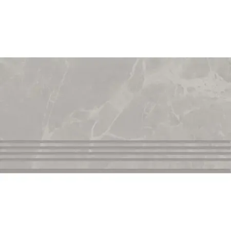Ступенька с прямыми краями Kerama Marazzi Лоди 29.5x59.5 см керамогранит цвет светло-серый