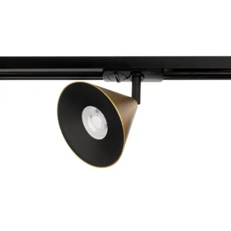 Трековый светильник спот Wolta WTL-GU10/08G под лампу GU10 однофазный цвет золотой трековый светильник спот feron al142 под лампу gu10 однофазный