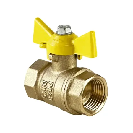 Кран шаровой для газа прямой Valfex DN15 PN40 1/2