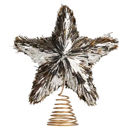 Декоративная макушка KREAFORTA Звезда h25 см шампань