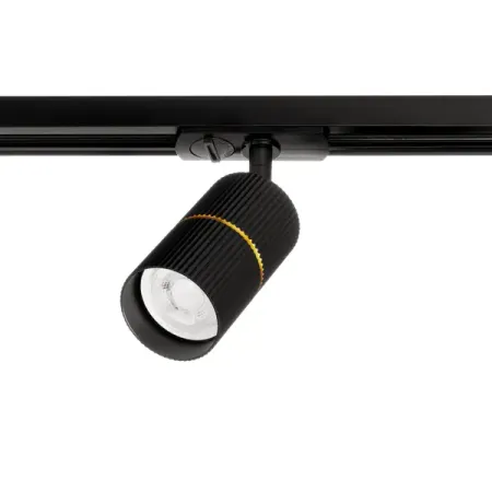 Трековый светильник спот Wolta WTL-GU10/18BG под лампу GU10 однофазный цвет черный