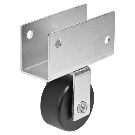 Мебельный ролик неповоротный без тормоза Larvij 35 мм до 35 кг цвет серый