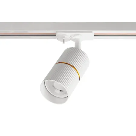 Трековый светильник спот Wolta WTL-GU10/18WG под лампу GU10 однофазный цвет белый