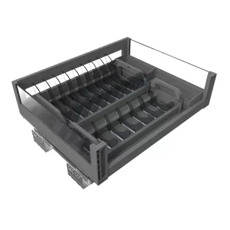 Корзина для посуды Firmax 60x25x50 см цвет серый подвесная металлическая корзина для кухни