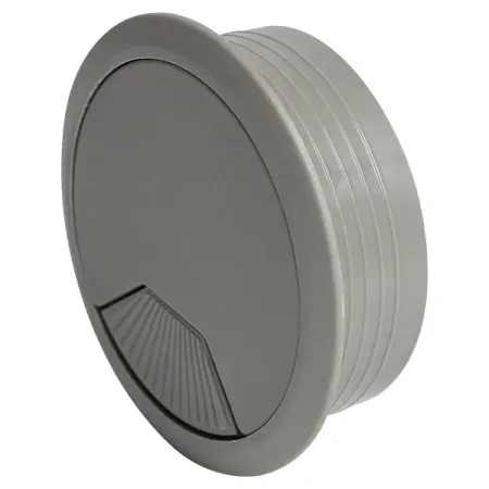 Заглушка для кабель-канала Jet 60 мм цвет серый
