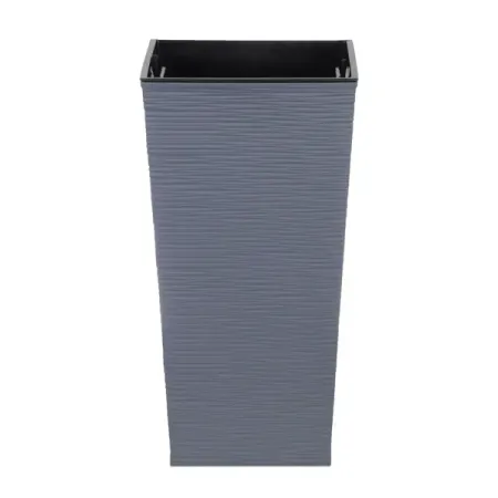 Кашпо для цветов Милен 47x24x24 см 20 л пластик графит