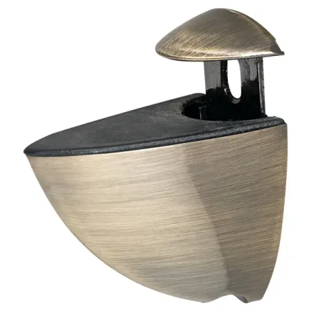 Полкодержатель Пеликан 40x22x40 мм ЦАМ цвет бронза