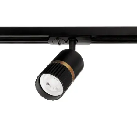 Трековый светильник спот Wolta WTL-GU10/19BG под лампу GU10 однофазный цвет черный