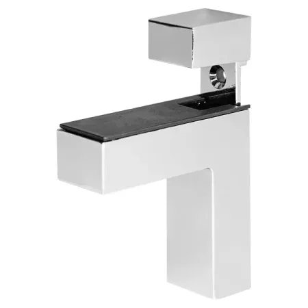 Полкодержатель Пеликан 85x24x64 мм ЦАМ цвет xром