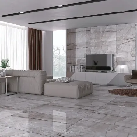 Глазурованный керамогранит Laparet Obsidian Moss Gray 60x120 см 1.44 м² полированный цвет серый