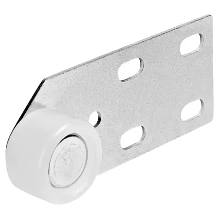 Мебельный ролик неповоротный без тормоза Larvij 30 мм до 20 кг цвет белый